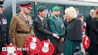 The Queen delivers special wreaths to poignant Armistice Day ceremony