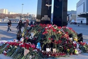 Ryazan Residents Honor Victims Of Crocus City Hall Attack