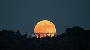 Beaver Moon Lights Up Night Sky As Last Supermoon Of 2024