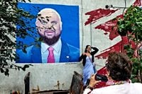 A ‘bald baby’ JD Vance mural has popped up in Fishtown