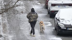 France Prepares For Cold Snap And Snowfall