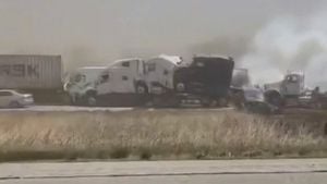 Dust Storm Triggers Massive Pileup On Central California Highway