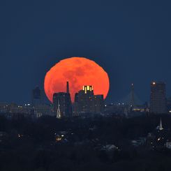 Boston Moonrise