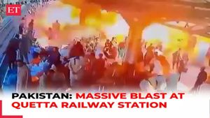 Devastation Strikes Quetta Train Station With Bomb Blast