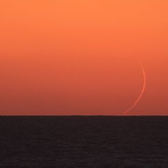  Moonset from Taiwan 