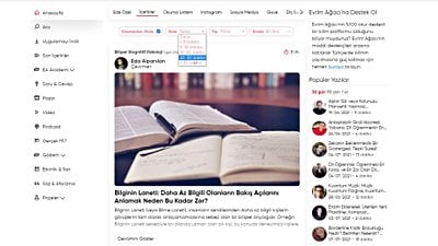 İçerik Filtreleri ve Size Özel: Evrim Ağacı'ndaki Binlerce İçeriği Yepyeni Yollarla, Daha Kolay Keşfedin!