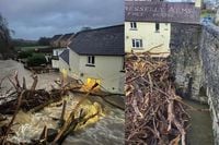Flood-hit family face Christmas Eve in water-damaged home