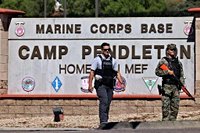 Shrapnel fell onto CHP vehicle during U.S. military live-fire exercise over I-5, agency says