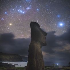  Orion above Easter Island 