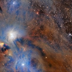 Corona Australis Moleküler Bulutu ve Avize Kümesi