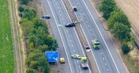 Major UK motorway closed after serious crash between a lorry and a car