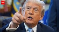 'Shouted at stupid people': Trump says trade talks with 'a country' left his voice hoarse - watch - The Times of India