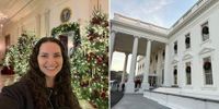 I toured the White House to see Melania Trump's Christmas decorations. The East Wing is no more, but the display was still dazzling.