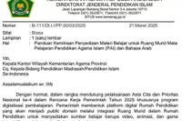 Kemenag Luncurkan Panduan Kemitraan untuk Digitalisasi Pembelajaran PAI dan Bahasa Arab - Melintas