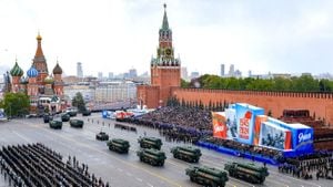 Russia Celebrates 80 Years Of Victory With Youth And Veterans