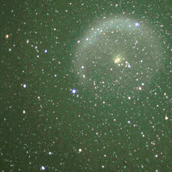 A Rocket Debris Cloud Drifts