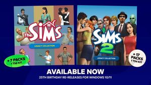 EA Relaunches The Sims 1 And 2 For Anniversary