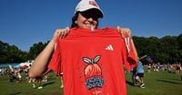 2025 AJC Peachtree Road Race T-shirt revealed