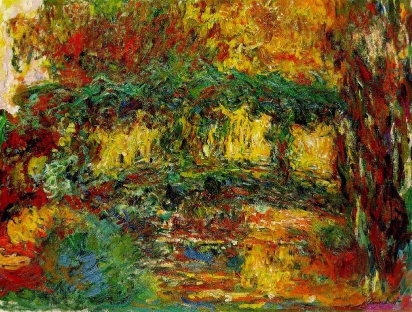 Claude Monet, Le Pont japonais (The Japanese Bridge), 1918–1924