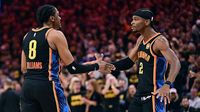 Thunder set NBA playoff record with 87 points in 1st half vs. Nuggets in Game 2