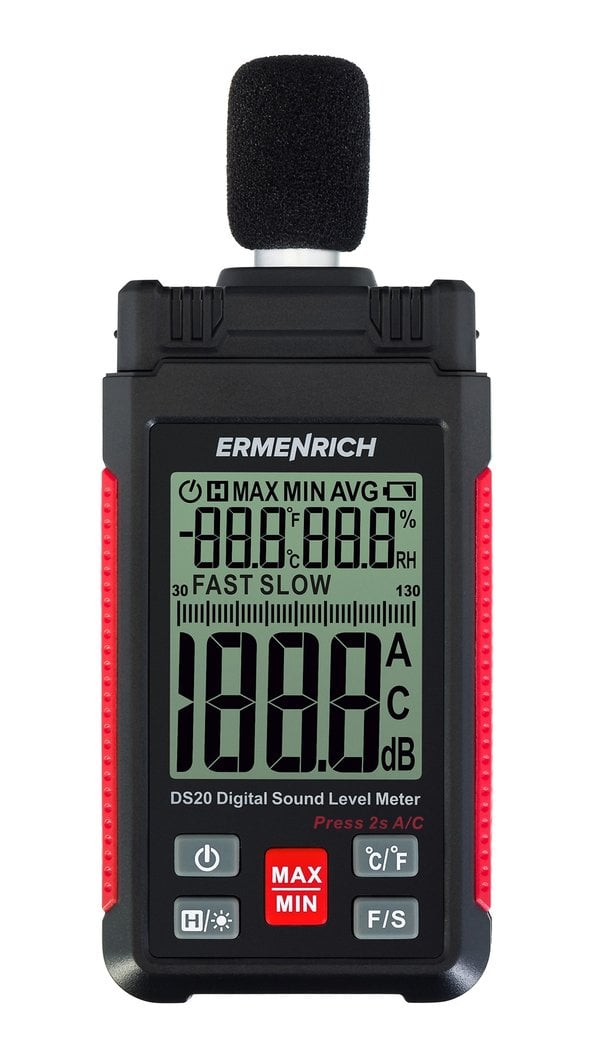 Ermenrich Seek DS20 Dijital Ses Seviyesi Ölçer