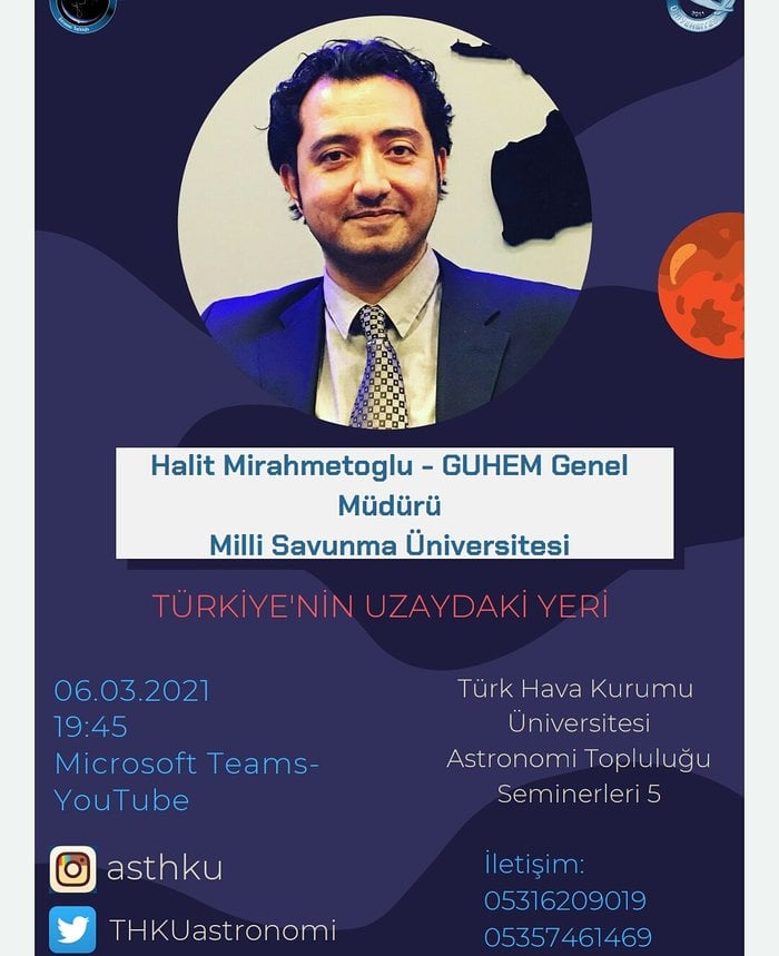Türkiye'nin Uzaydaki Yeri - Halit Mirahmetoğlu