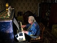 Power outages leave people in freezing conditions in Kyiv