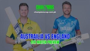 Australia And England Clash At ICC Champions Trophy 2025