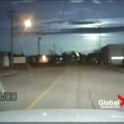 Edmonton Üzerinde Ateş Topu