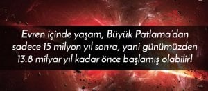Uzayda Yaşam Büyük Patlama'dan Hemen Sonra Mı Başladı?