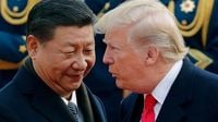 Trump travels to Asia and a meeting with China's Xi as the US government shutdown drags on