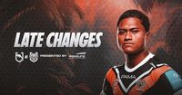 Late Changes: NRL Round 3 vs Dolphins
