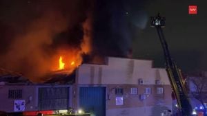 Major Industrial Fire Erupts At Cobo Calleja