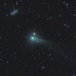  Comet PanSTARRS with Galaxy 