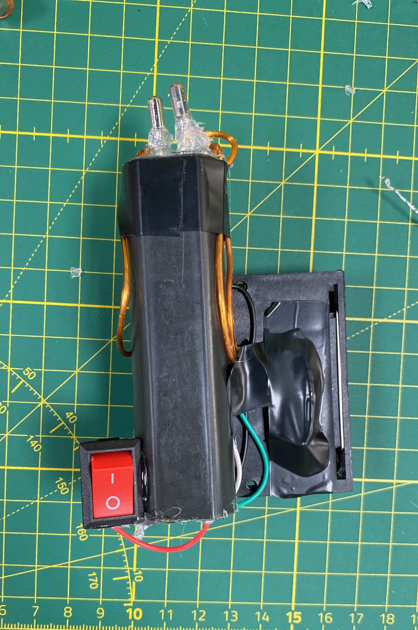 Kendi yaptığım elektroşok cihazı.