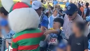 Investigation Launched After NRL Mascot Allegedly Shoves Young Fan