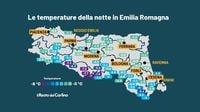 Previsioni meteo: freddo e gelate, poi arriva il maltempo nel weekend in Emilia Romagna