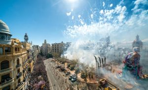 Valencia Hosts Historic Simultaneous Mascletà To Honor Flood Survivors