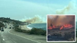 Firefighters Gain Ground Against Malibu Fire