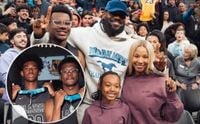 KIMORA LEE SIMMONS AND LEBRON JAMES CELEBRATE THEIR SONS' CHAMPIONSHIP VICTORY