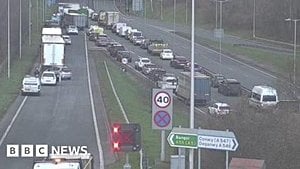 Major Crashes Paralyze A55 In North Wales This Week