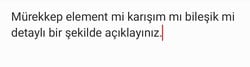 Mürekkep element mi birleşik mi karışım mı neden ?