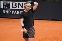 ATP Roma: cadono Rublev e Tiafoe (dalla parte di tabellone di Sinner). Avanti Paul e Machac