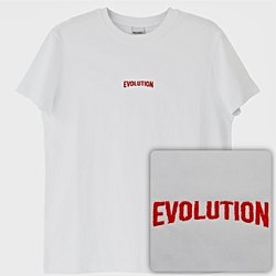 Evolution: Evrim T-Shirt (Nakış, %100 Pamuk)