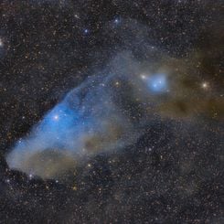 IC 4592: The Blue Horsehead Reflection Nebula