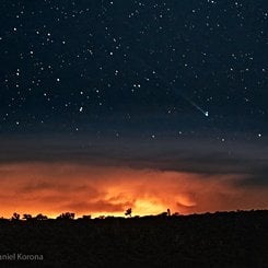 New Comet SWAN25B over Mexico