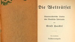 Ernst Haeckel ve Monistik Felsefenin Evrimi