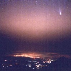 Hale-Bopp Brightest Comet This Century 
Credit: