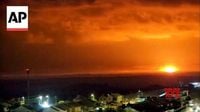 Blasts on the Gaza skyline seen from southern Israel (Video) - Social News XYZ