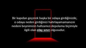 Bazen Bir Odaya Girdiğinizde, Ne Yapmak İçin Girdiğinizi Neden Unutursunuz?